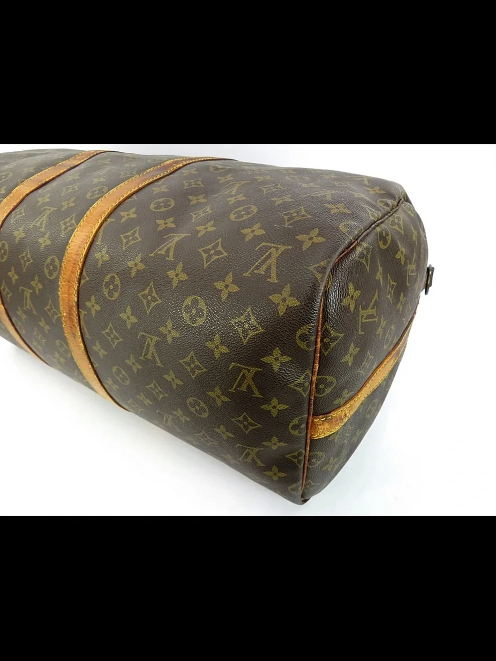 Louis Vuitton Monogram Canvas Travel Duffel in Brown and Tan